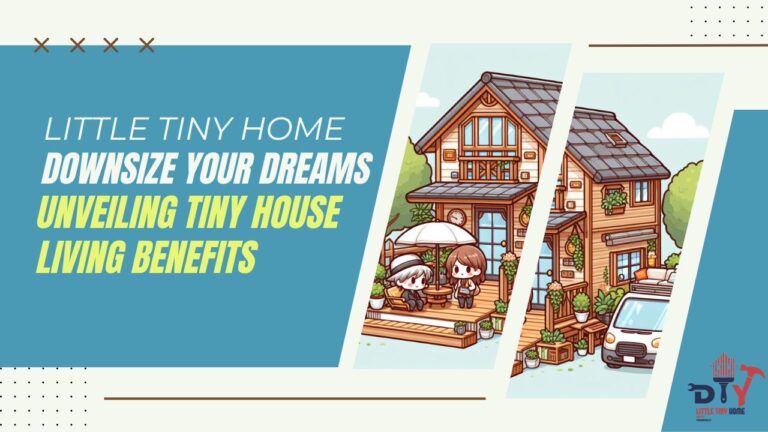 LITTLE TINY HOME -- Downsize Your Dreams Unveiling Tiny house living benefits